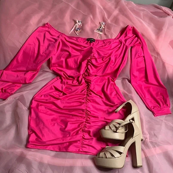 Plus Size 1X Curvy Sense Mini Dress - Picture 1 of 2